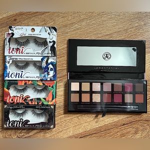 Anastasia Beverly Hills Modern Renaissance Eyeshadow Palette W/ 4 IONI Lash Sets